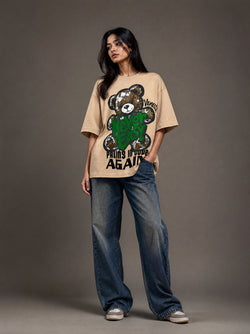 Beige Teddy T-shirt