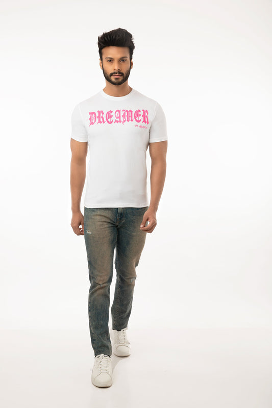 DREAMER WHITE T-SHIRT