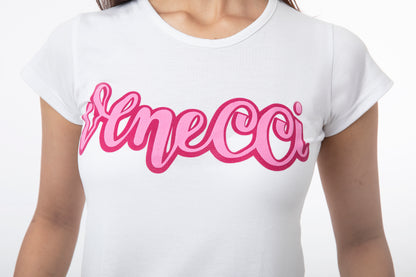 Pink branding tshirt