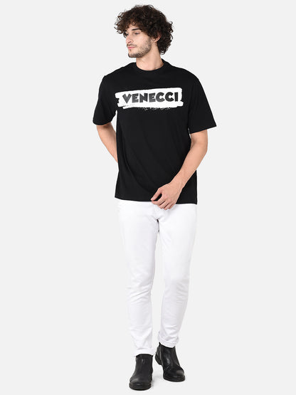 Brush Effect Branding T-shirt