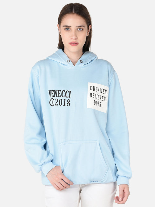 Slogan Print Hoodie