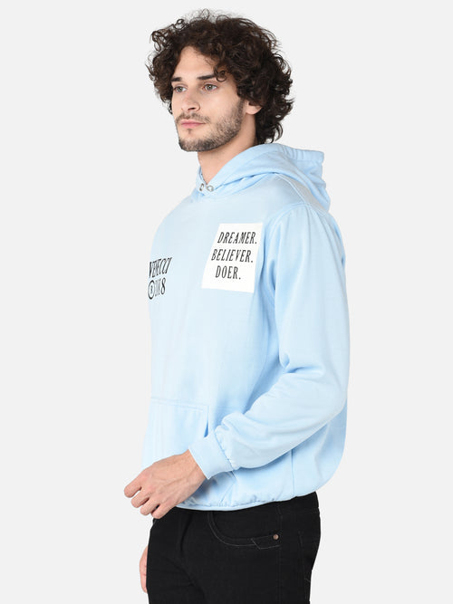 Slogan Print Hoodie