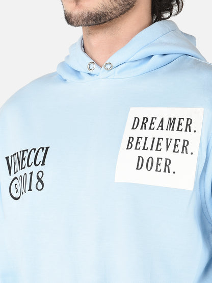 Slogan Print Hoodie